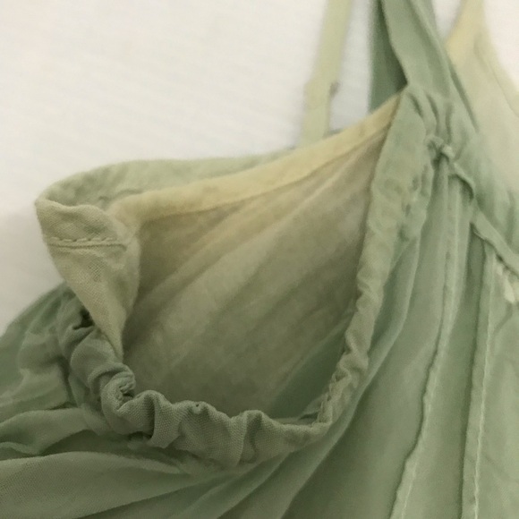 Johnny Was Elegant Green Sleeveless Dress Size XS - Picture 6 of 9